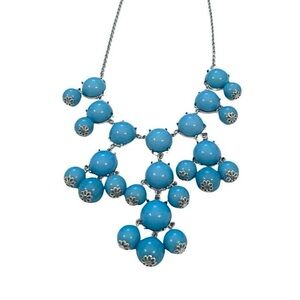 Vintage Blue Bubble Necklace
